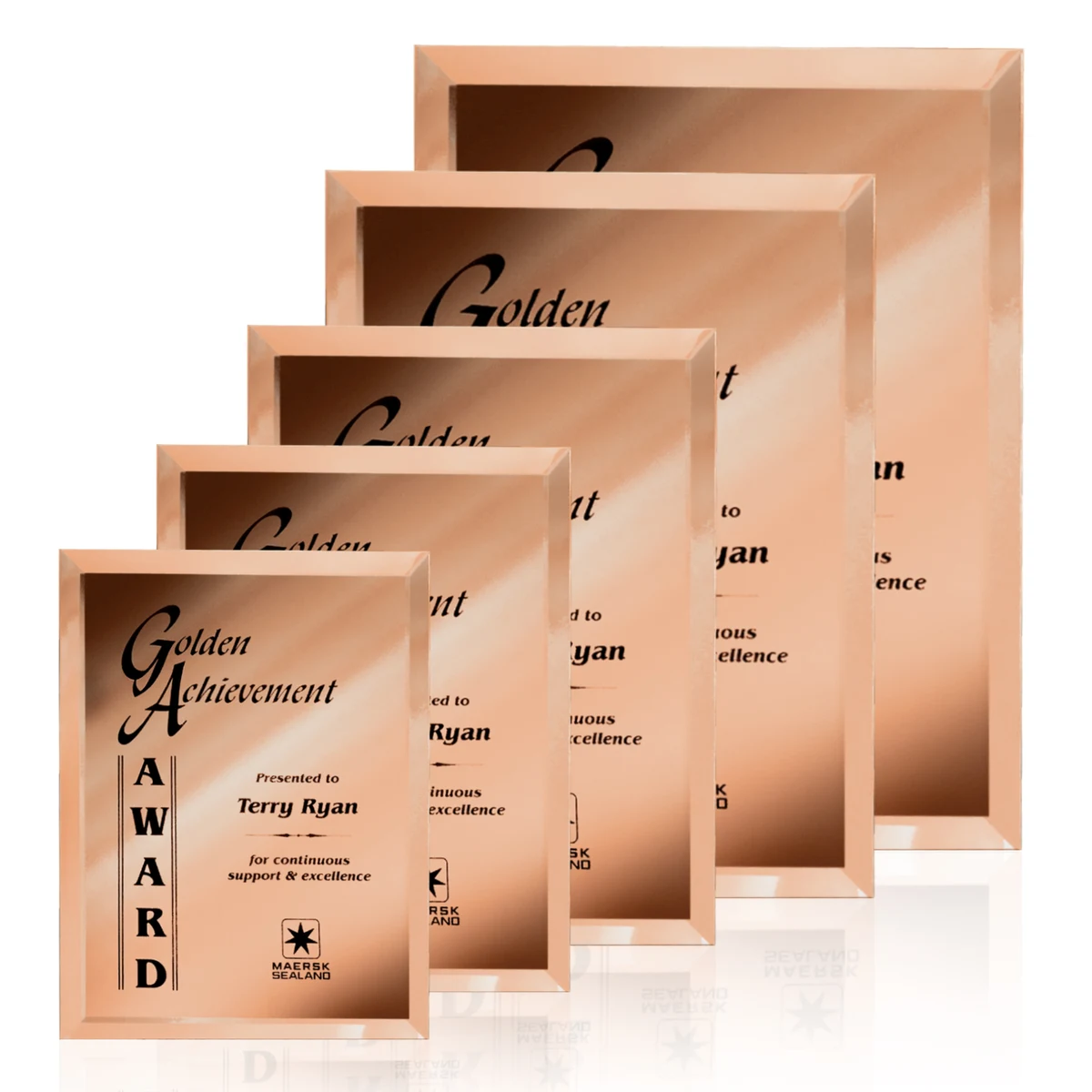 Mirror Plaque - Gold 1
