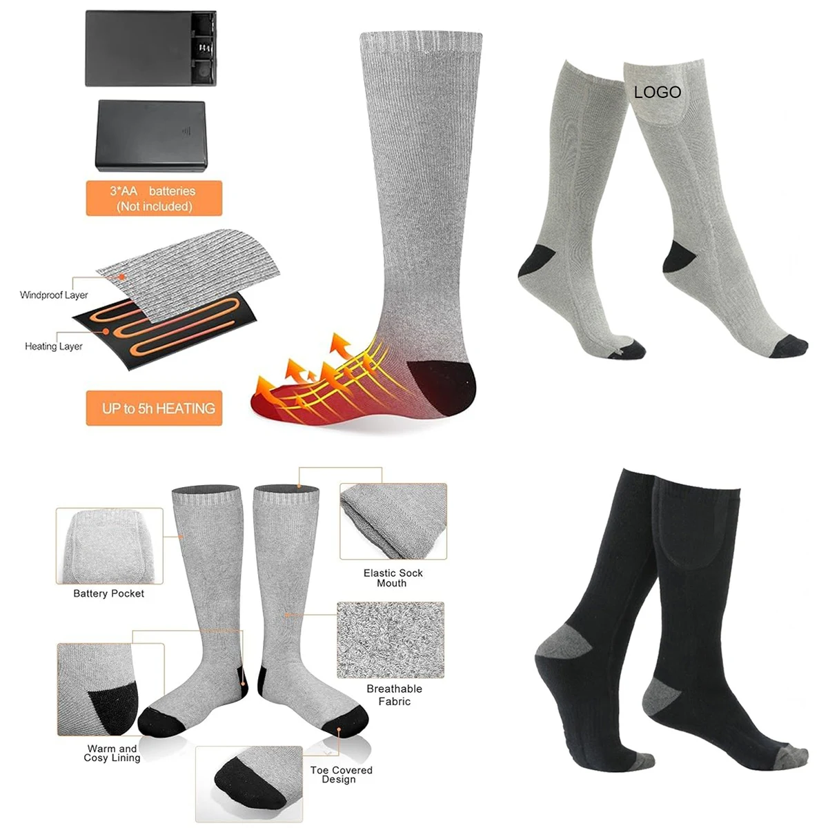 Electric Heated Socks 1