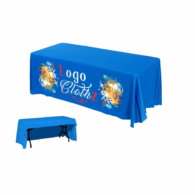 8' Dye Sublimation 3-Sided Table Throw