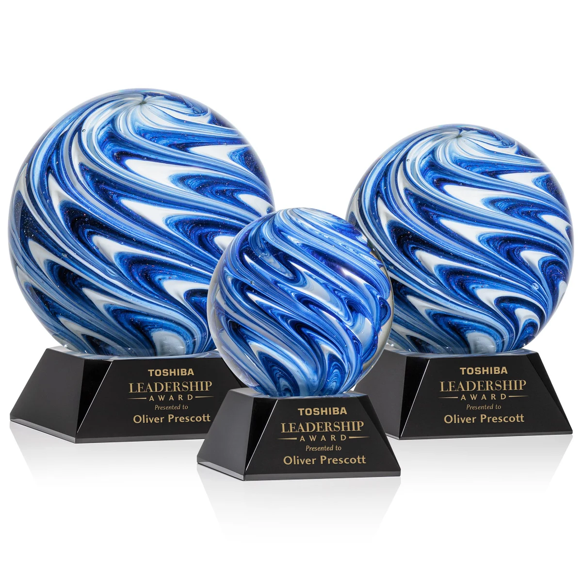 Naples Award on Sheffield Base - Black 1