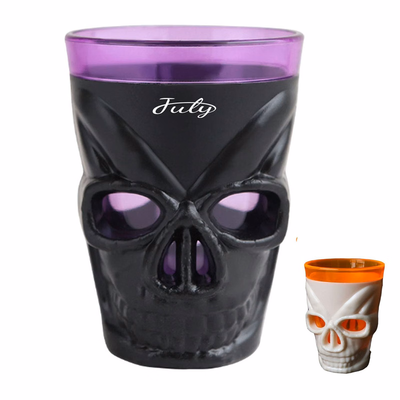 7 oz Skull Glass