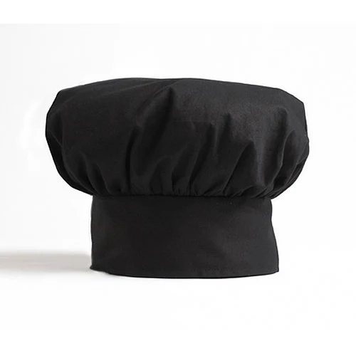 Black Chef Hat Low Crown 1