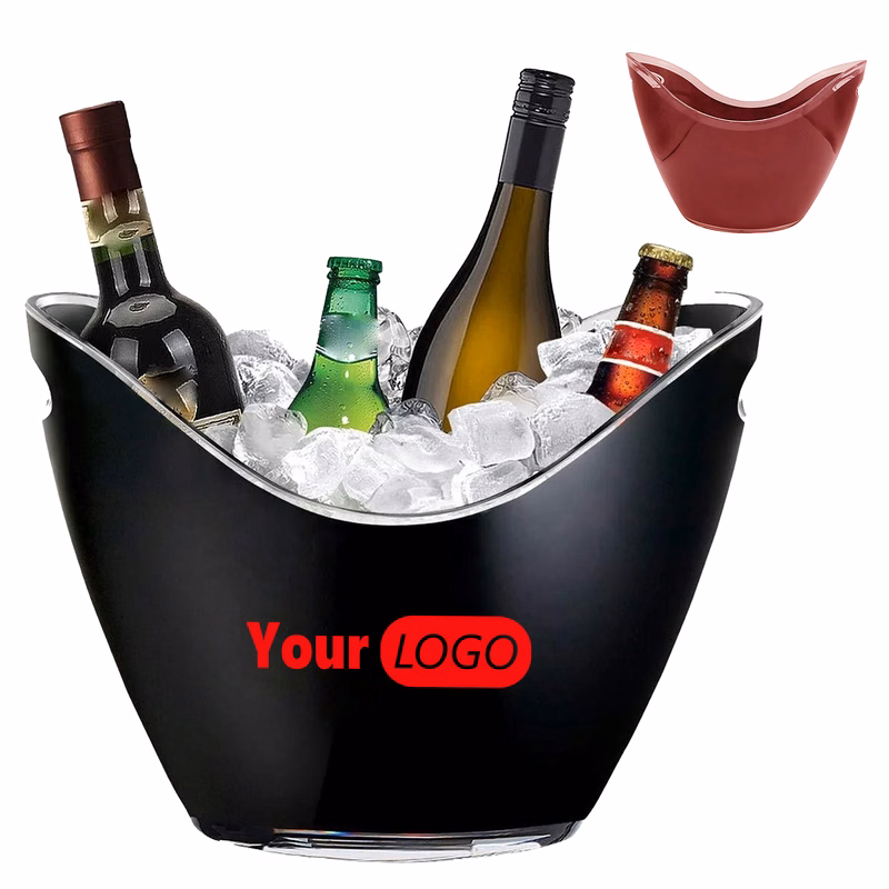 Pvc Portable 8L Ice Bucket ?C Stylish And Convenient For Any Occasion