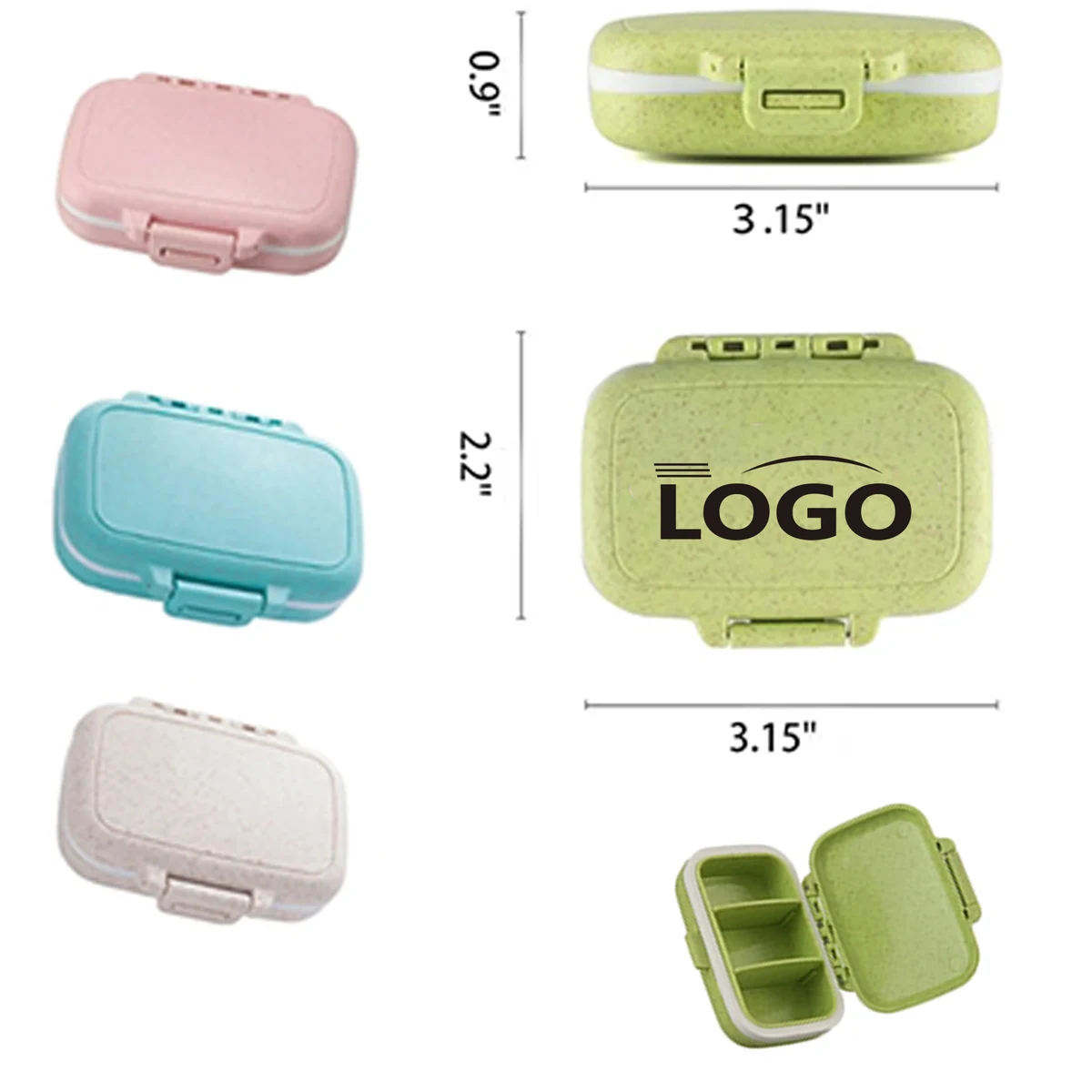 Hygienic Portable Pill Organizer 1
