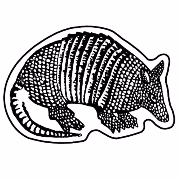Armadillo Key Tag (Spot Color)