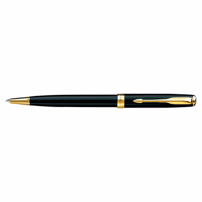 Parker Sonnet Black Lacquer GT Ballpoint