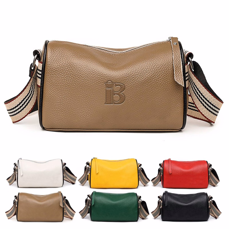 Genuine leather small crossbody bag