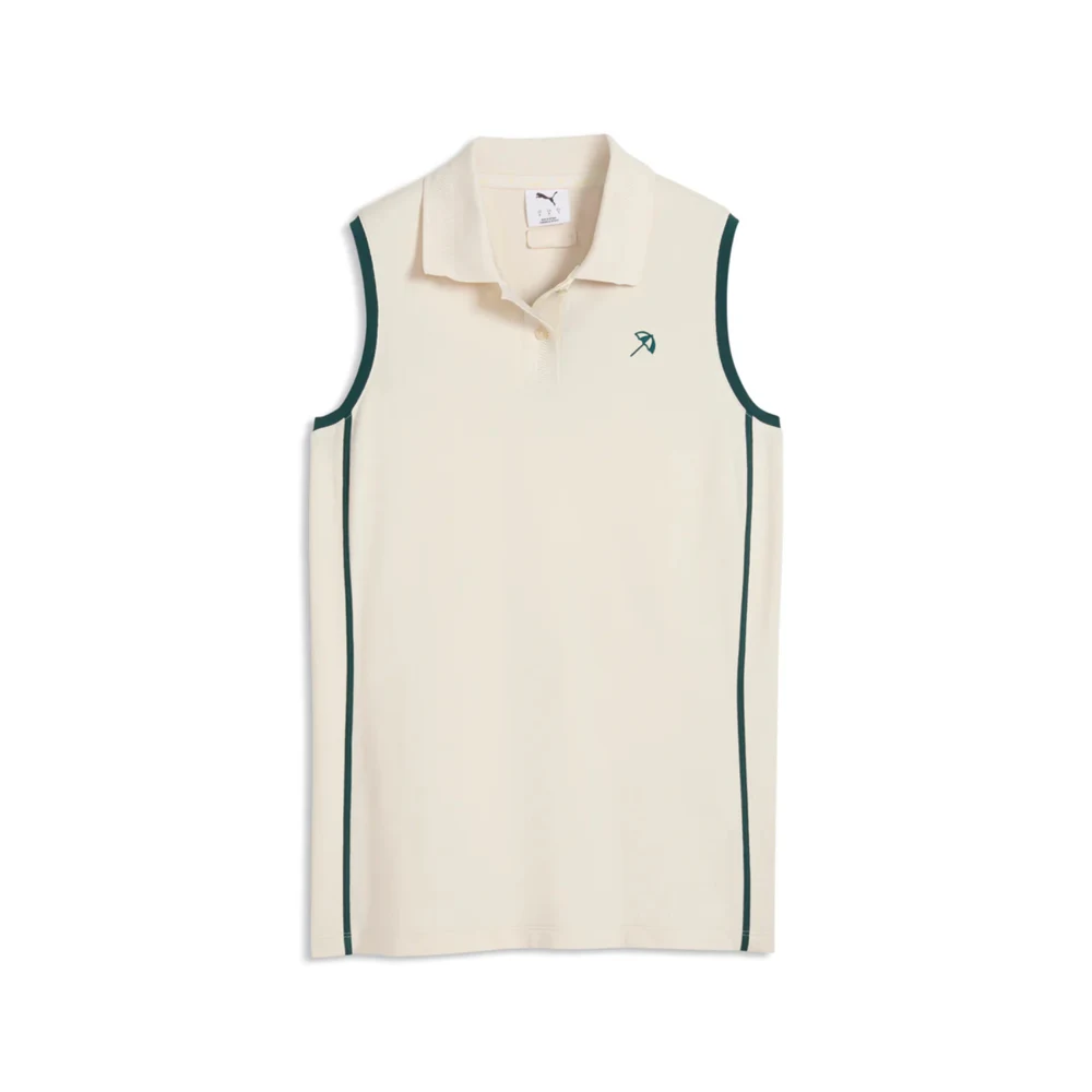 PUMA® Women's AP Modalon Piped Sleeveless Golf Polo with Custom Logo 1