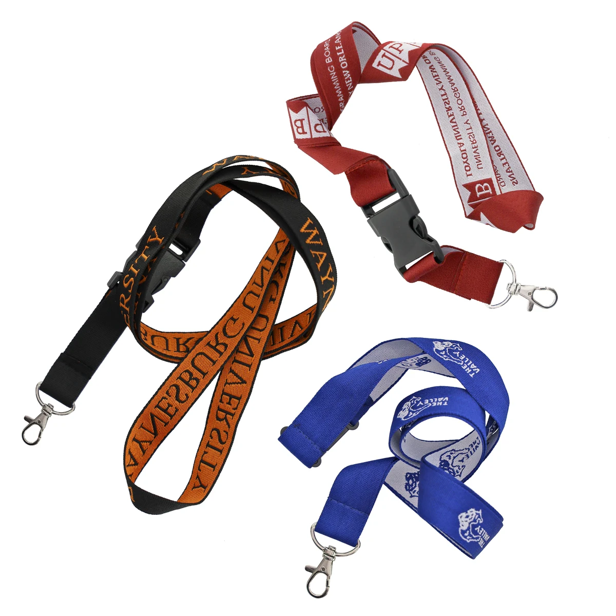 5/8" Lanyards - Woven Imprint 1