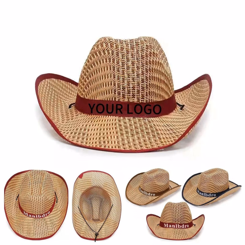 Breathable Straw Hat with Ribbon for Sun Coverage
