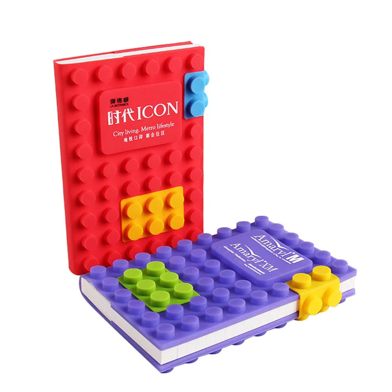 Refillable Block Puzzle Silicone Notebook 1