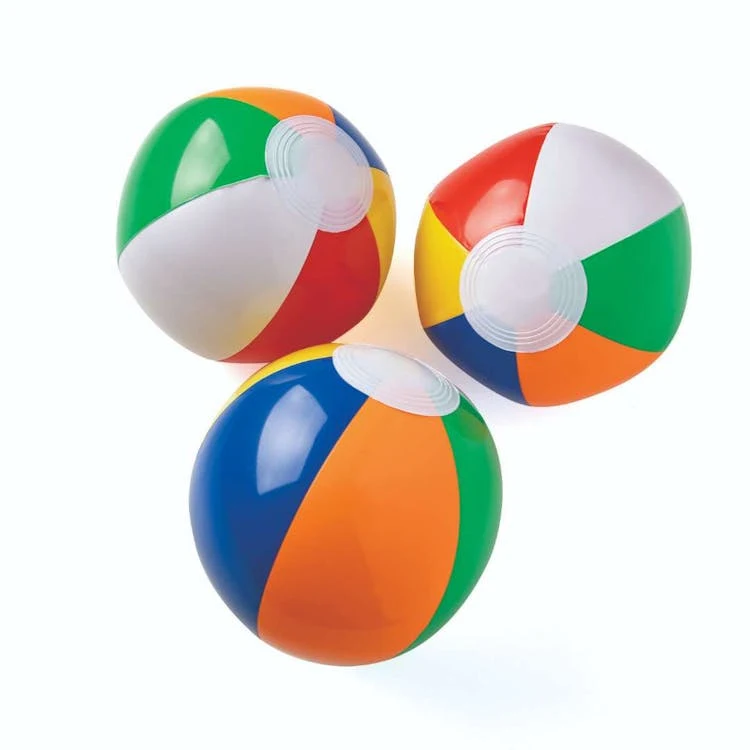 Mini Inflatable Classic Beach Balls - 5" 1