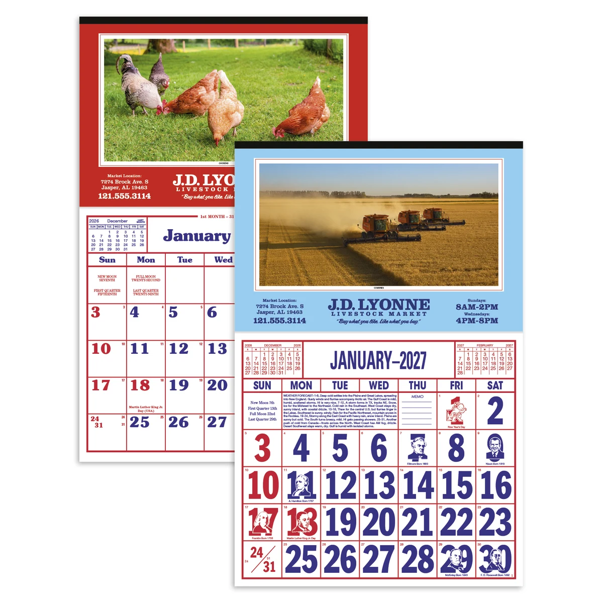 Skinner & Kennedy® Large Everyday Farm Memo 1
