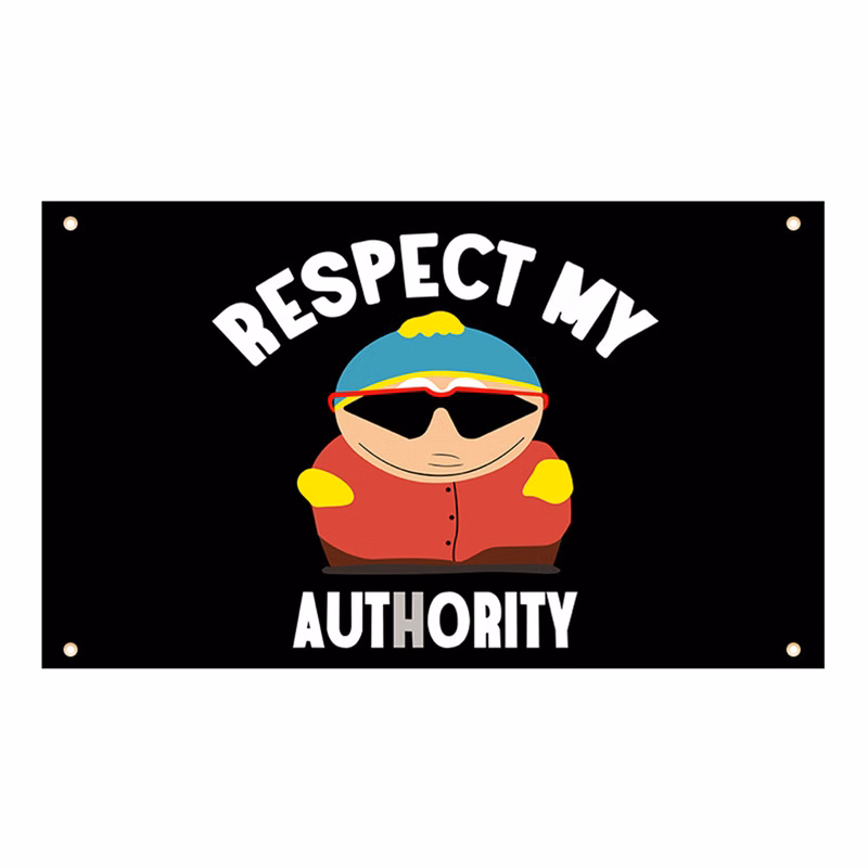 Cartoon Digital Print Flags - Polyester & Reusable Decor