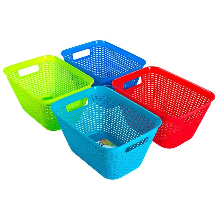 Large Rectangular Baskets - Assorted Colors 1