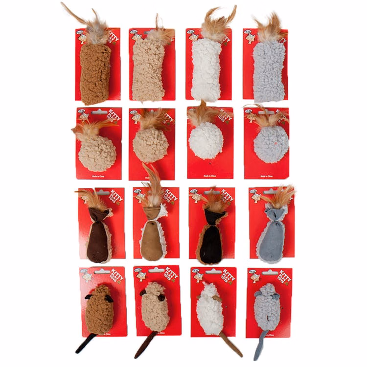 Kitty Play Toys - Contains Catnip
