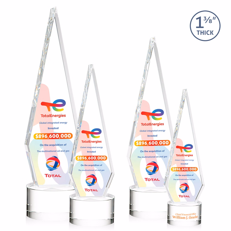 Springfield VividPrint™ Award on Marvel Base - Clear