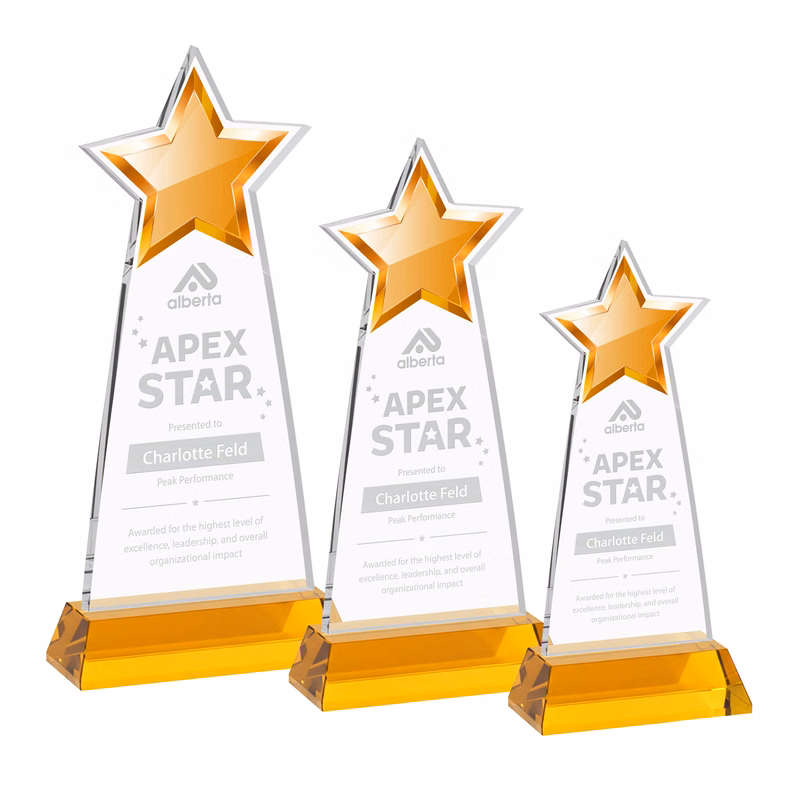 Starlite Award on Hartford Base - Amber