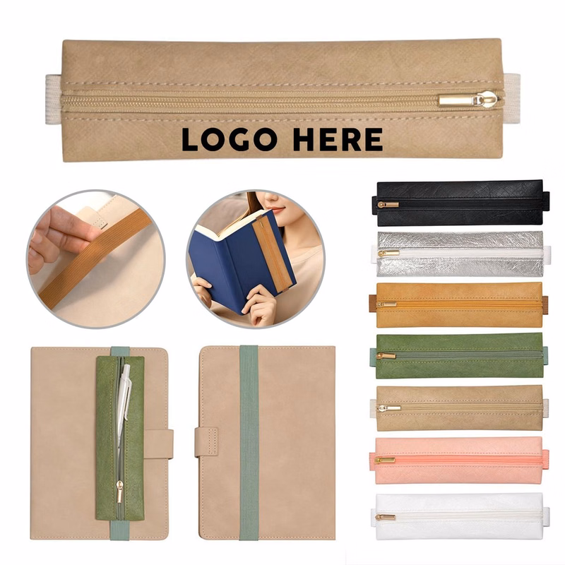 Portable Elastic Buckle Pen Pouch
