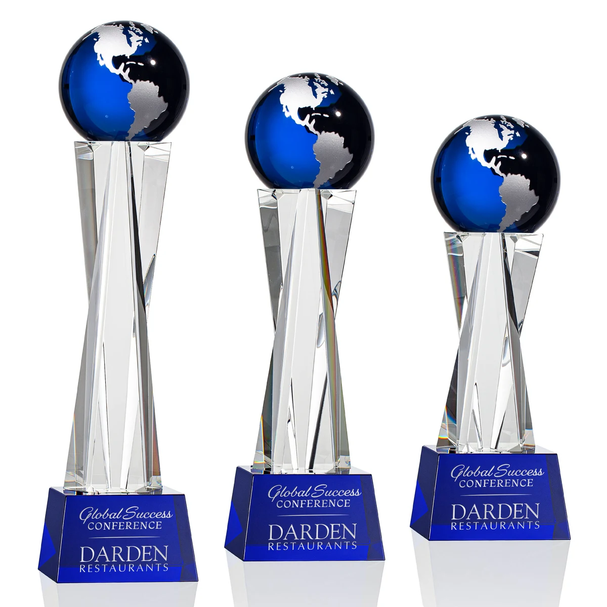 Havant Globe Award - Blue/Silver 1