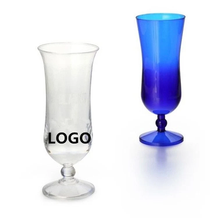Cocktail Glass - Tall Hurricane Plastic Party Cup 1