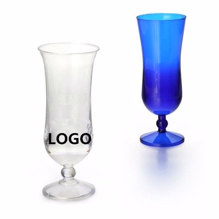 Cocktail Glass - Tall Hurricane Plastic Party Cup