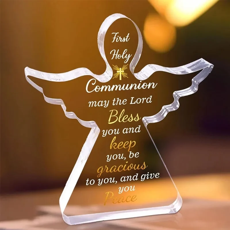 Clear Acrylic Angel Memorial Gifts 1