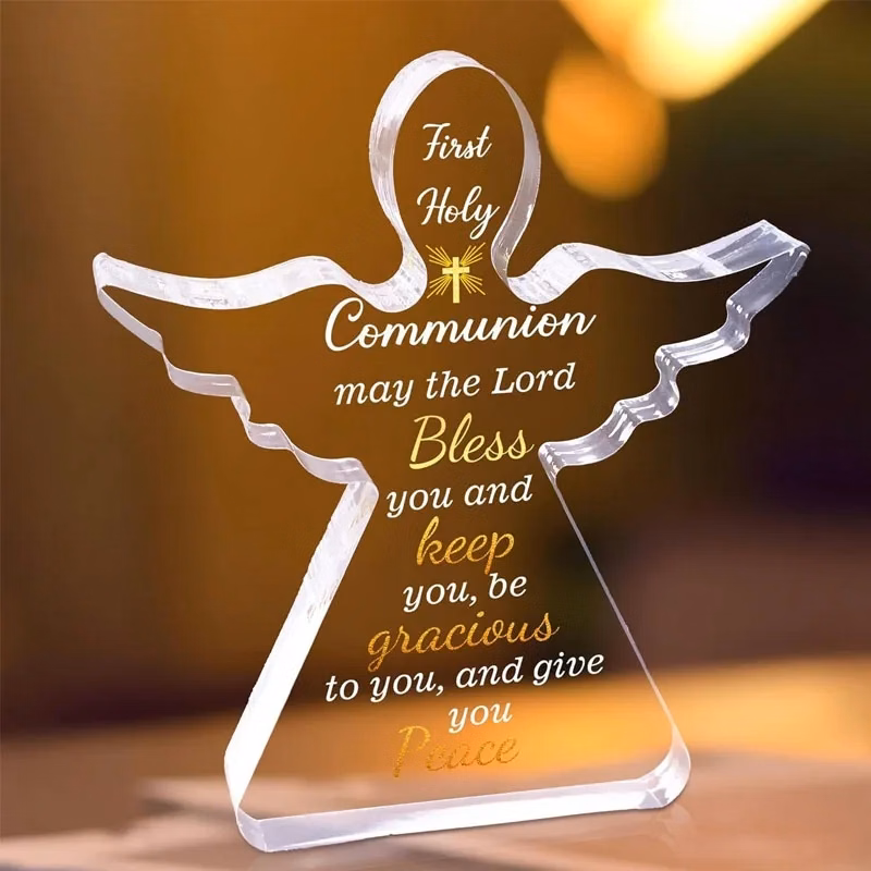 Clear Acrylic Angel Memorial Gifts