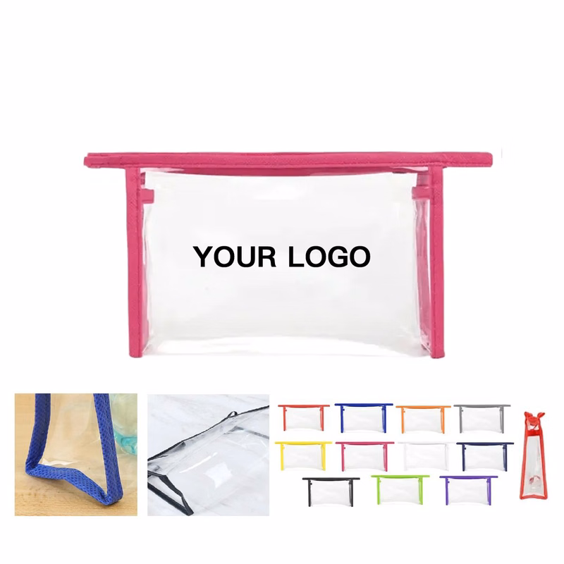 Small Travel Case with Zipper and Handle