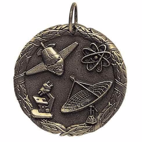 Science XR100 Series Medal, 1 1/4"