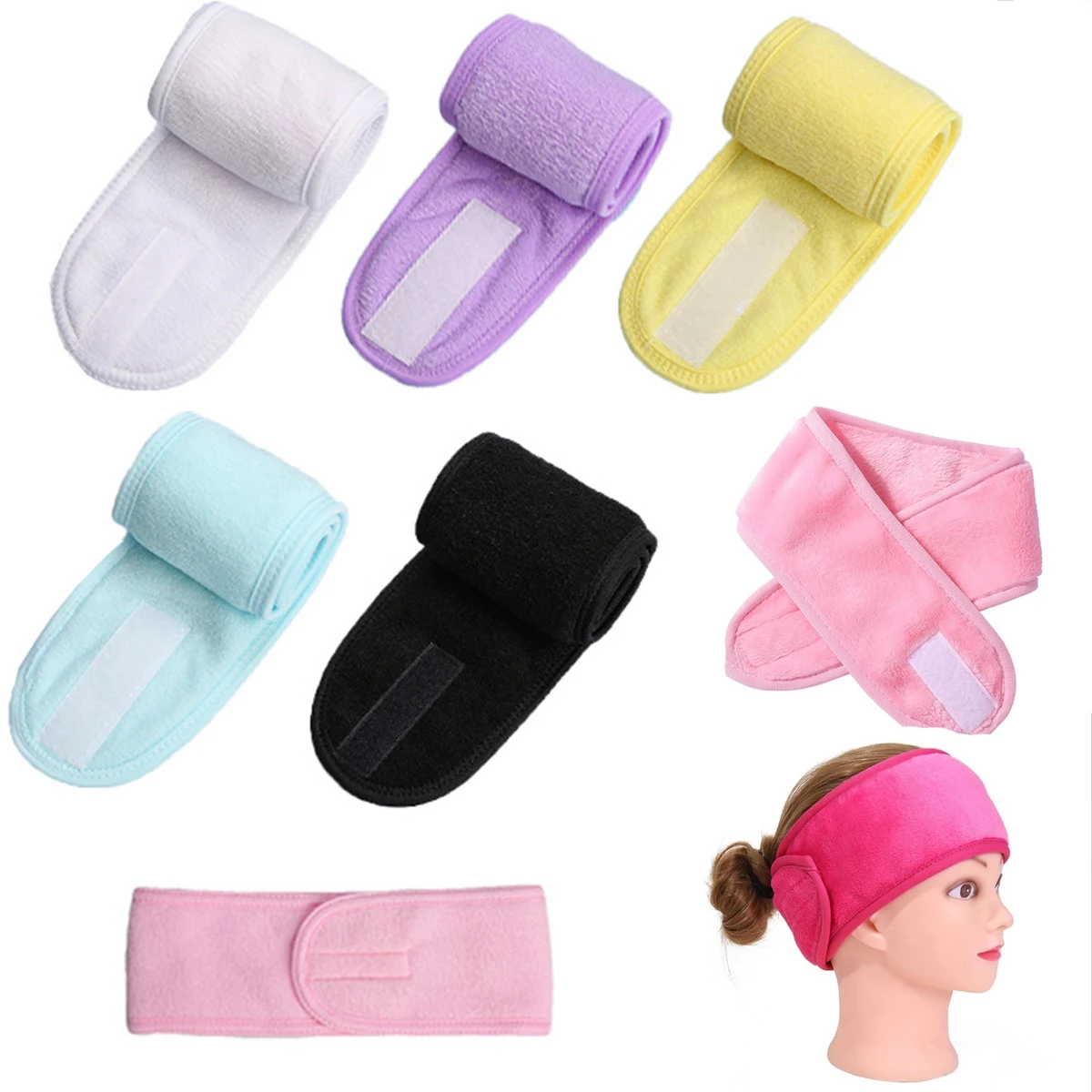 Yoga hair band for washing face 1