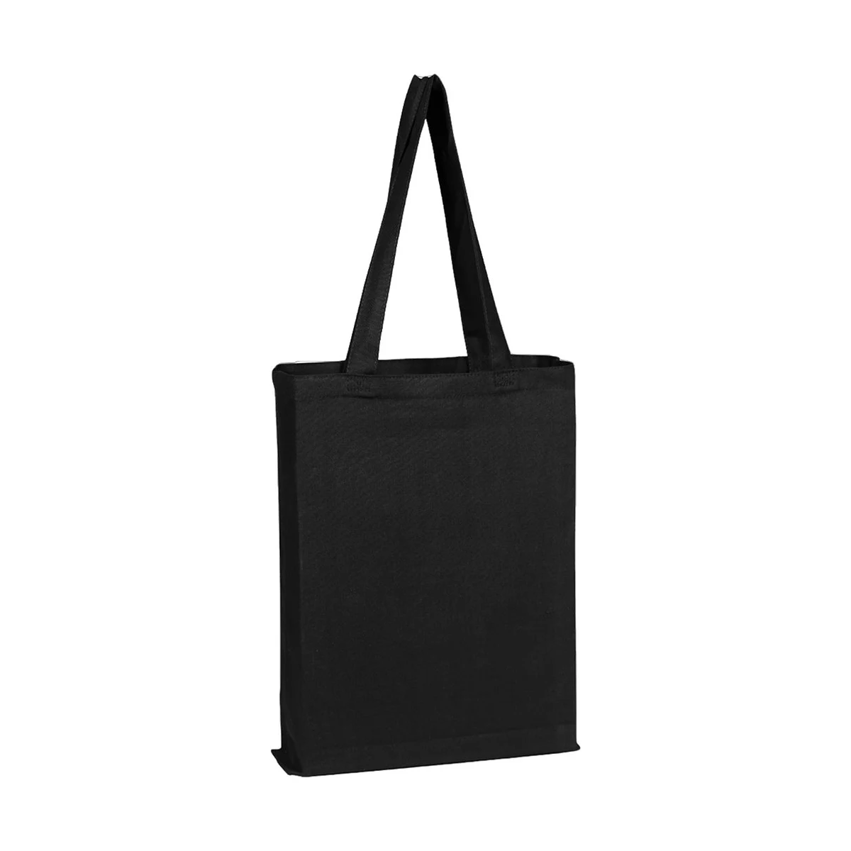 Canvas Gusset Promotional Tote - Q800GS, custom tote bag with logo imprint 1