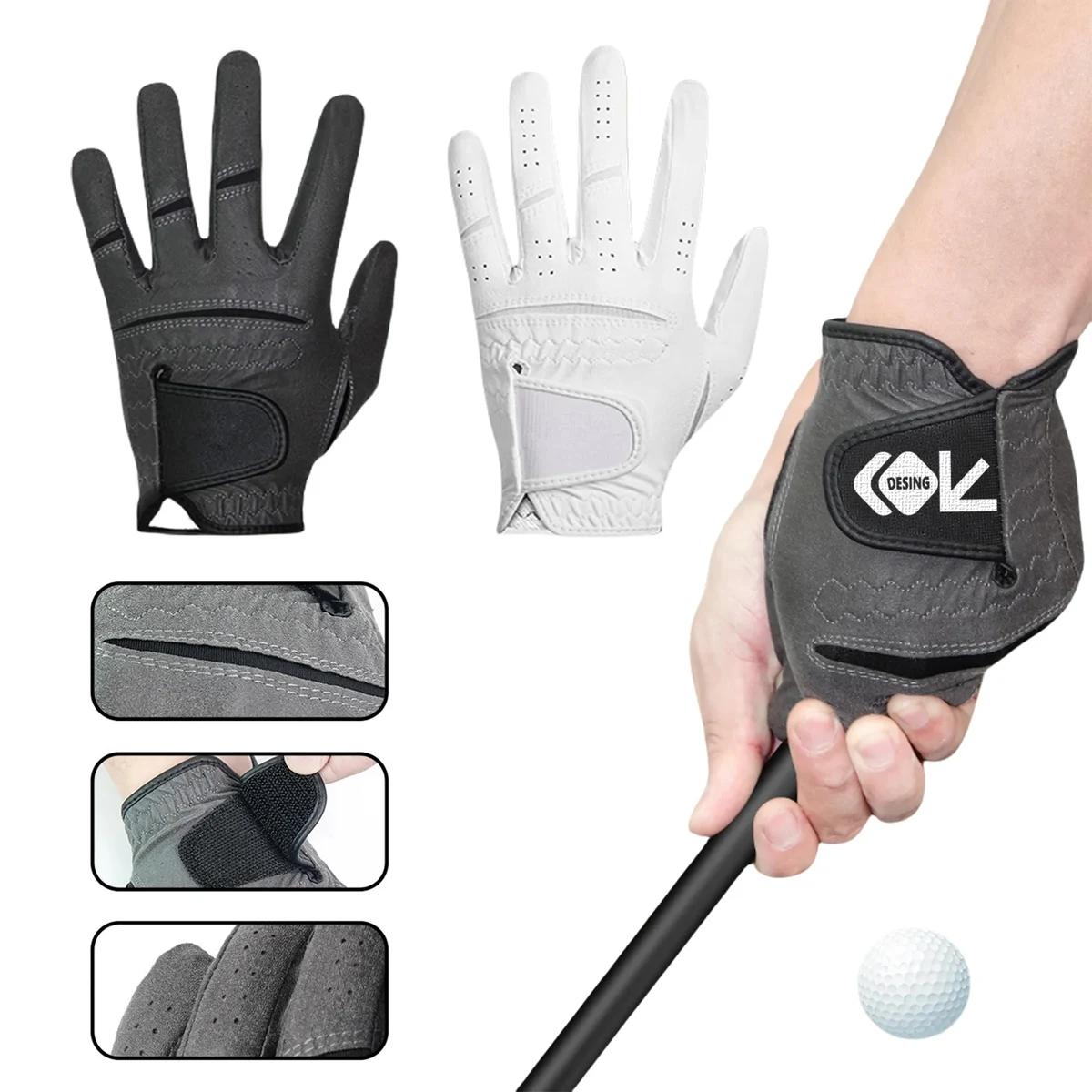 PU Anti Slip Golf Gloves 1