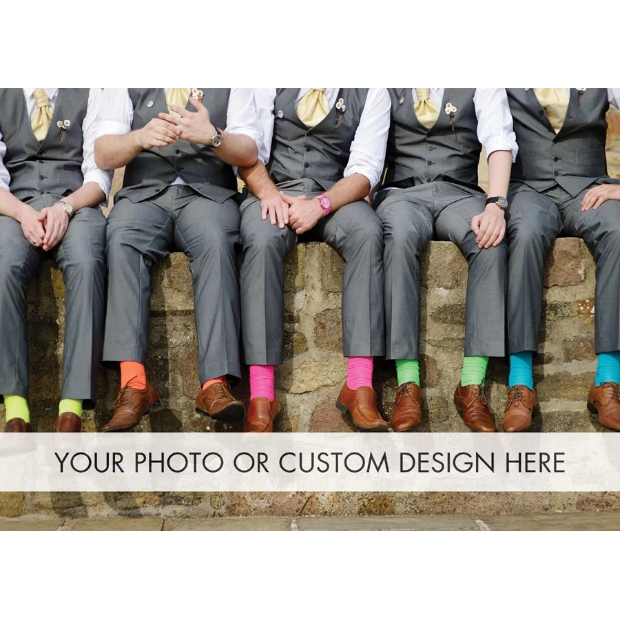 Custom Greeting Card (Horizontal, Deluxe Size, Folded) 1