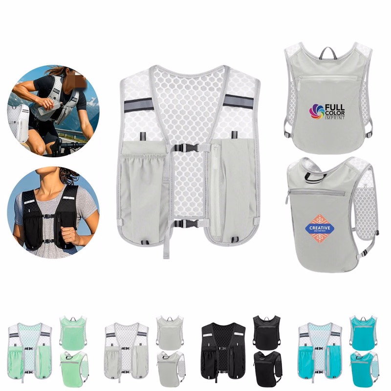 Reflective Running Vest Hydration Pack