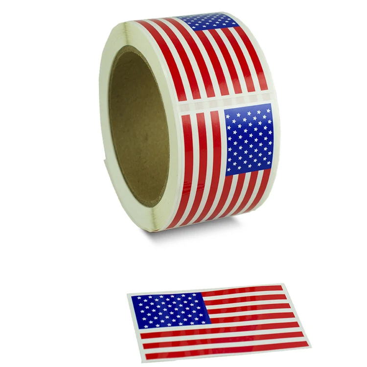 USA Flag Label (3" x 2") 1
