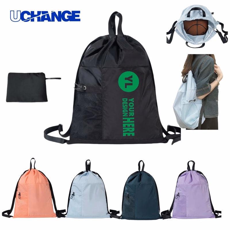 Large Capacity Drawstring Fitness Backpack Organizer