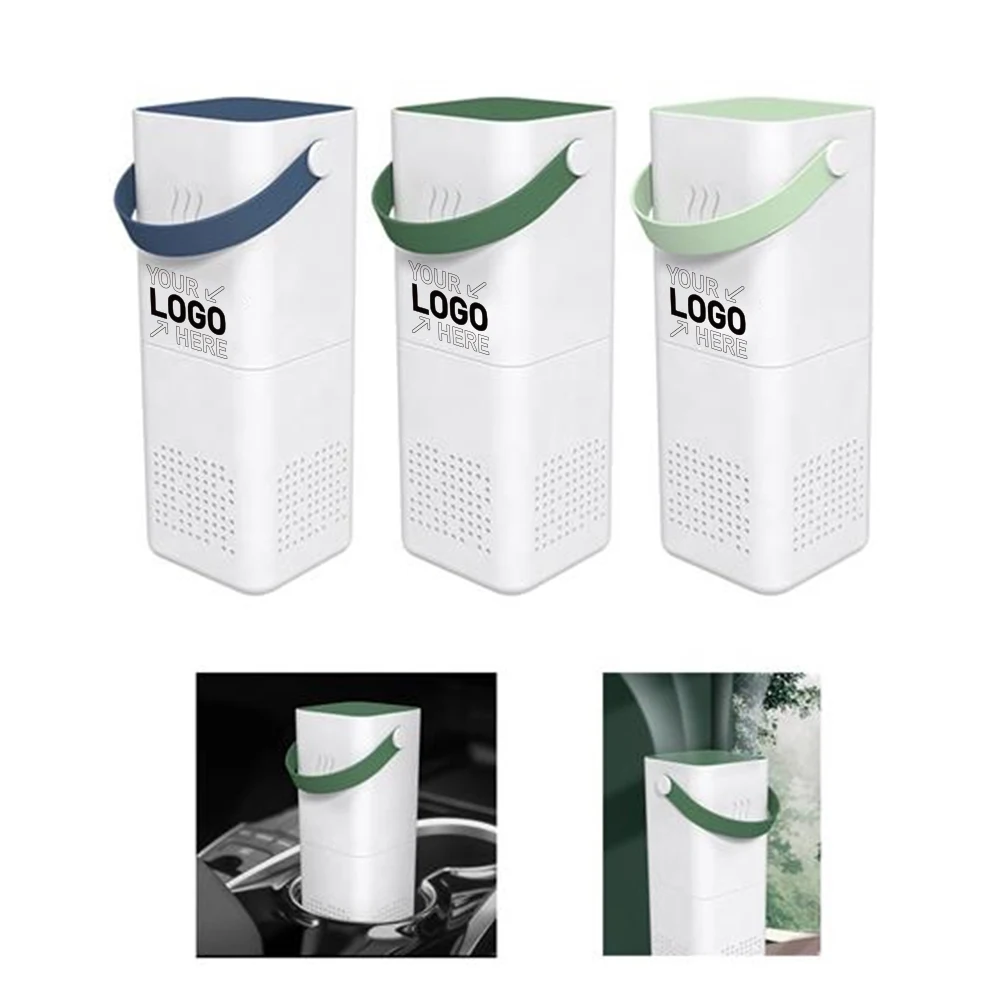Mini Portable Car Air Purifier True HEPA Filter Cleans 1