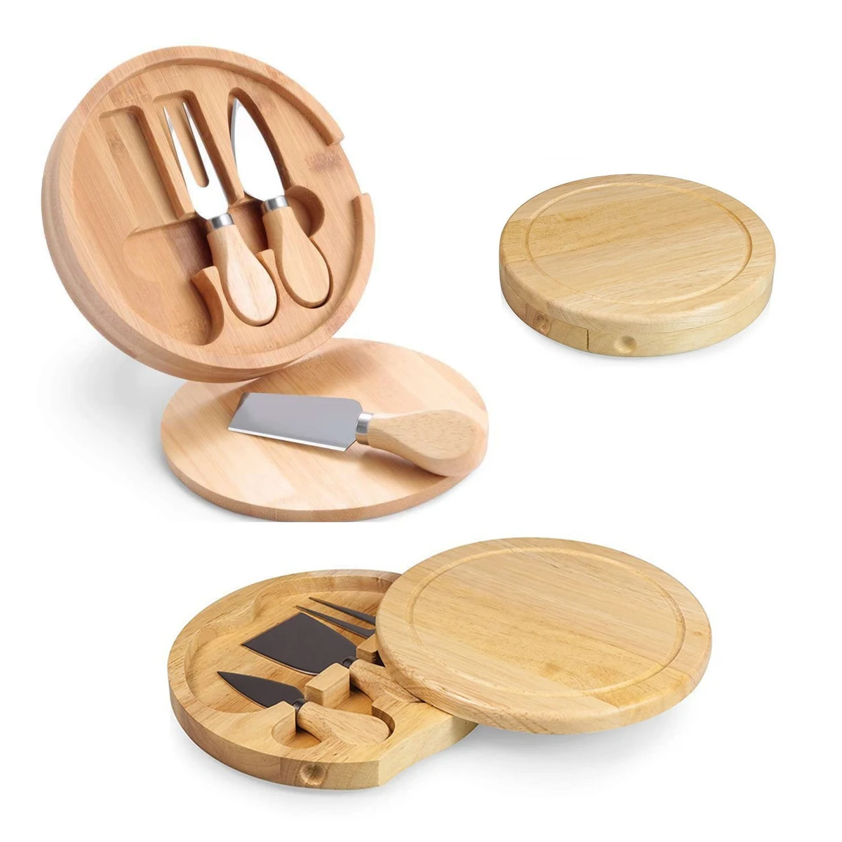 Bamboo And Cheese Knife 3 Pieces Set 1