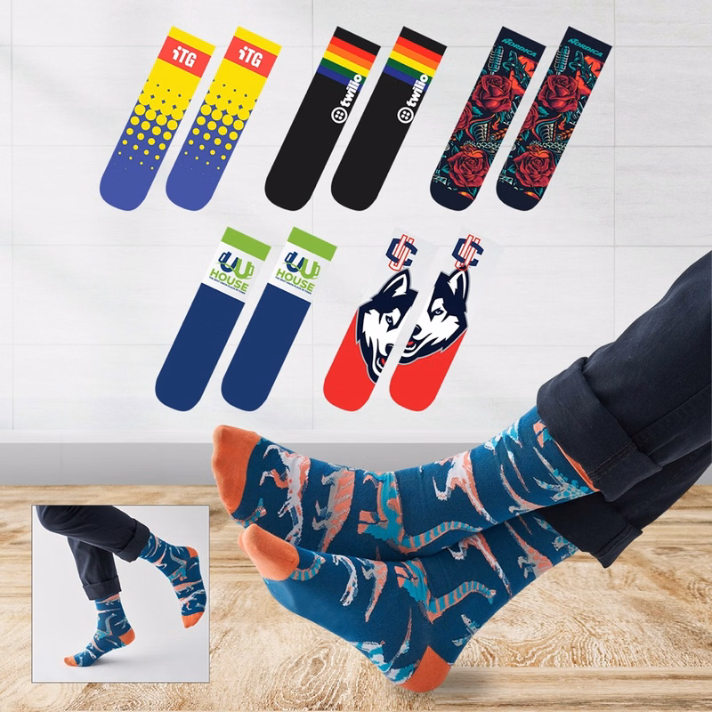 Full Color Calf Socks