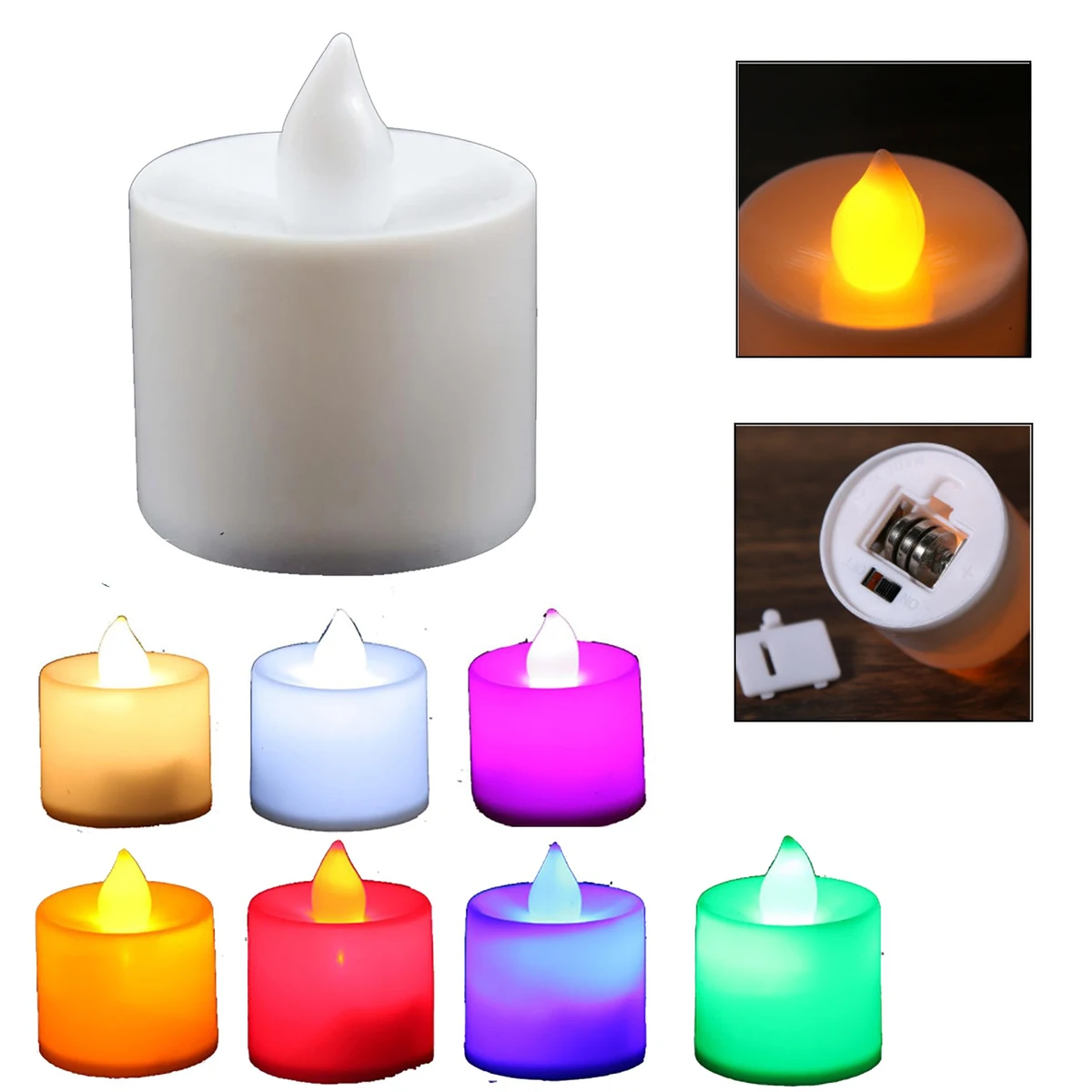 Flickering Bulb LED Fake Candles 1