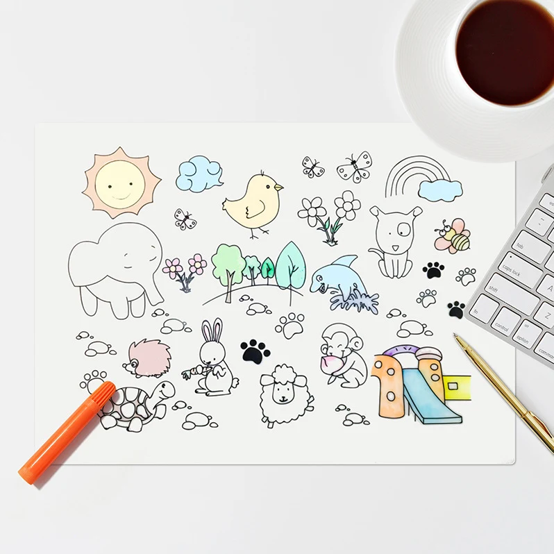 Silicone Coloring Placemat 1