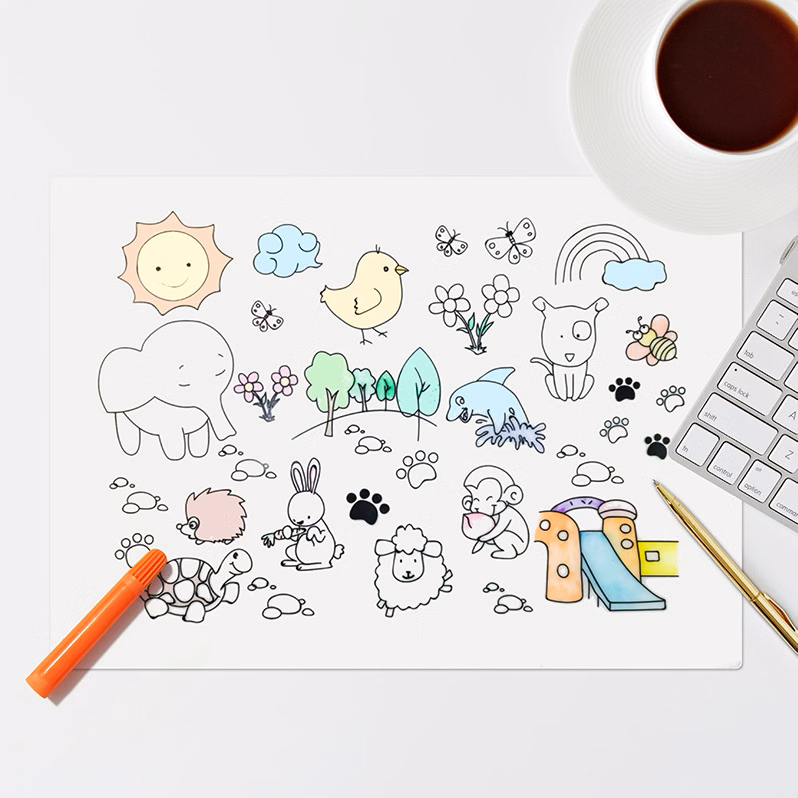 Silicone Coloring Placemat