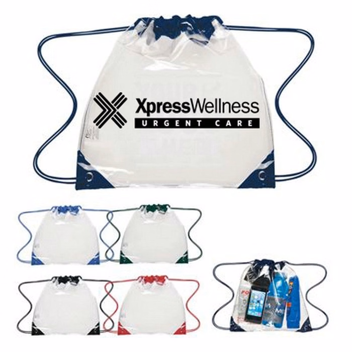 Transparent Drawstring Backpack