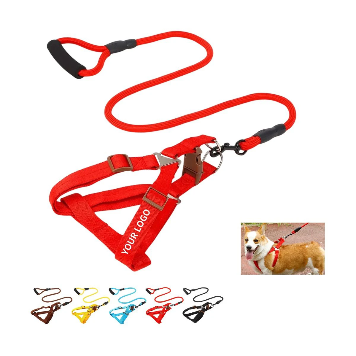 Nylon Outdoor Dog Walking Leash 1