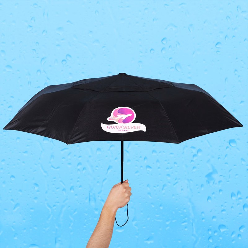TELESCOPIC FOLDING UMBRELLA: 42" Arc