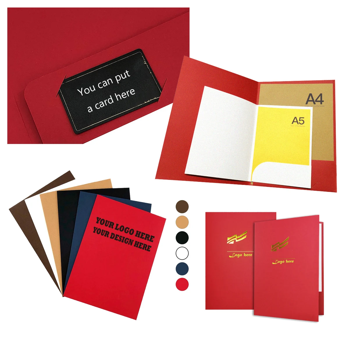 MOQ500 Hard Card Folder (A4 Size) 1