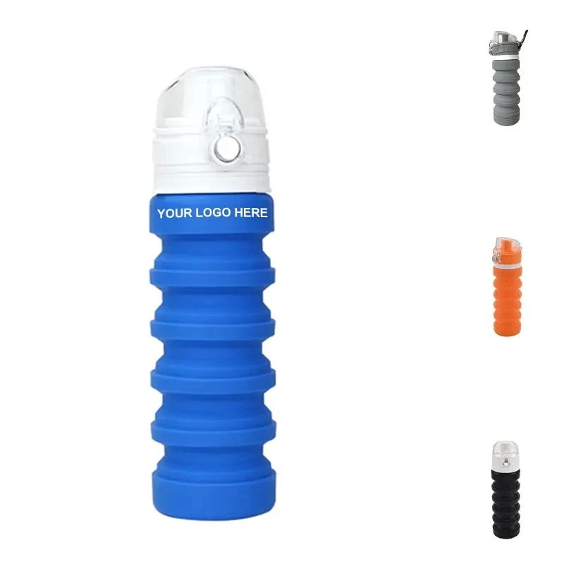 16.9Oz Portable Collapsible Water Bottle 1