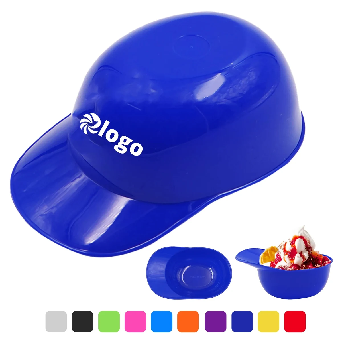 Cool and Fun 8oz Baseball Cap Ice Cream Bowl 1