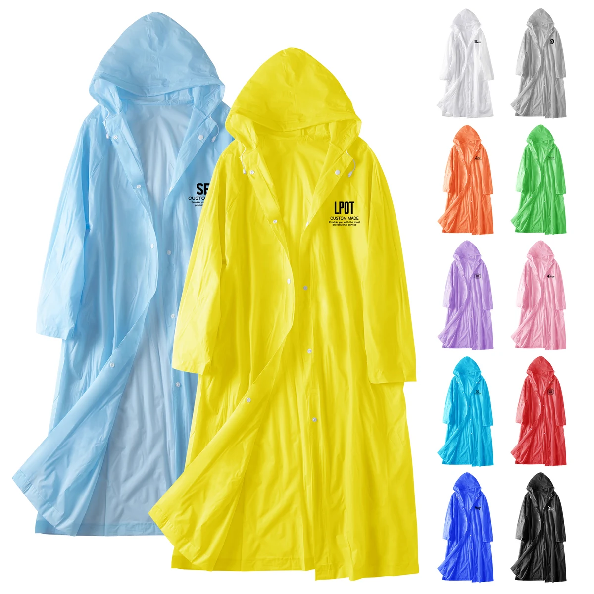 Eva Rain Coat, custom jacket with logo imprint 1